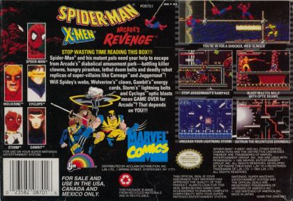 Juego Spiderman Xmen Sega Genesis | Meses sin interés